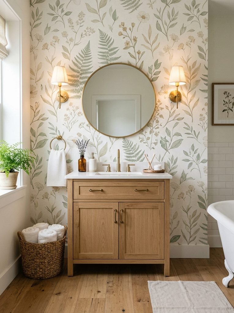 22 Bathroom Wall Decor Ideas for a Stunning Retreat 17 Peel And Stick Mural