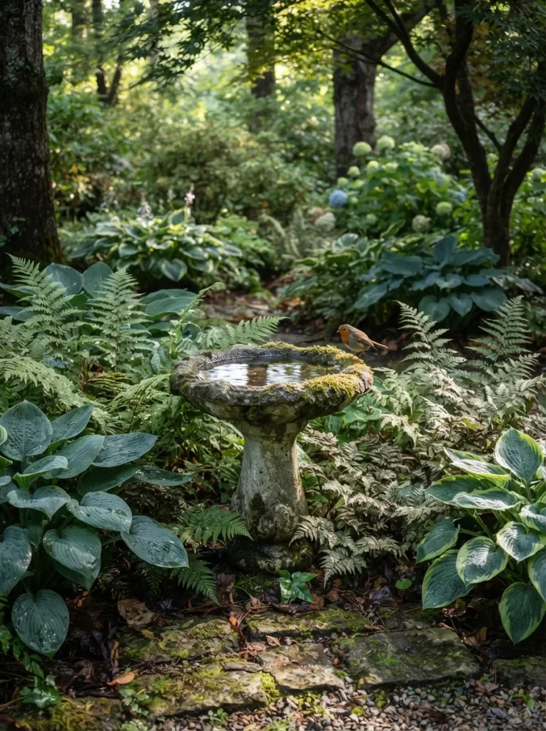 26 Side of House Landscaping Ideas You'll Truly Adore 26 Birdbath Corner