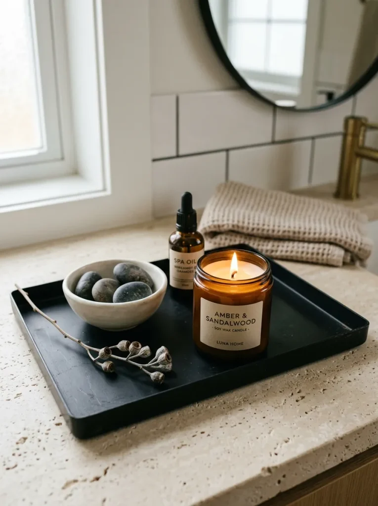 Candle And Stone