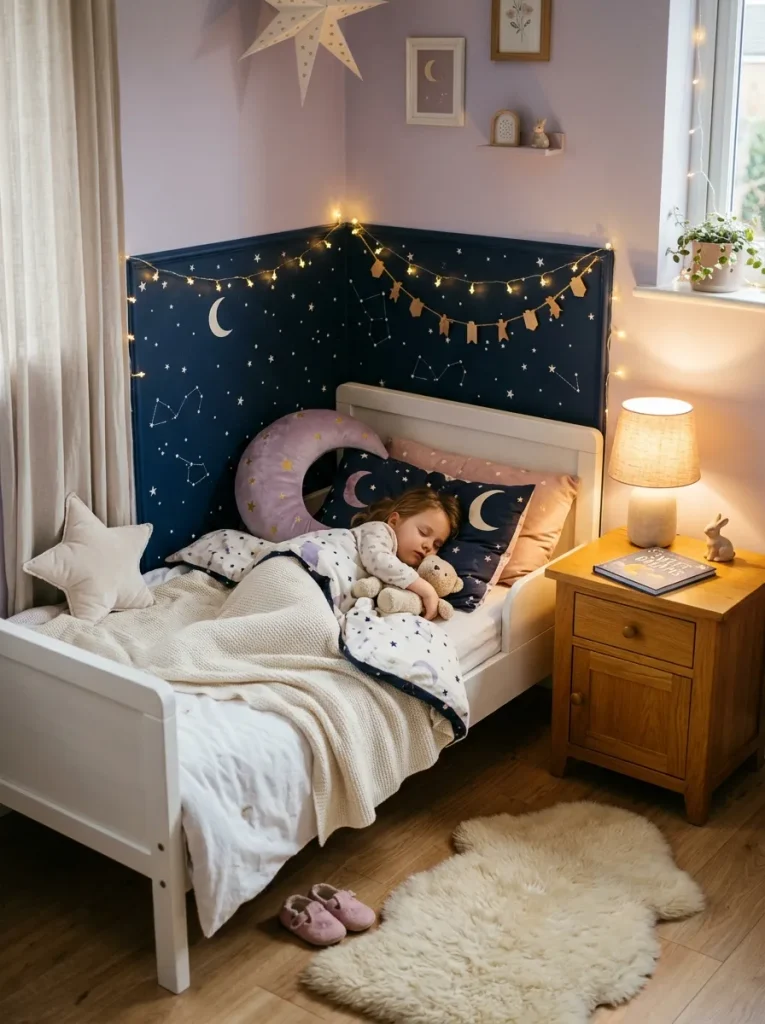 29 Little Girls Bedroom Ideas for Magical Makeovers 23 Starry Night Corner