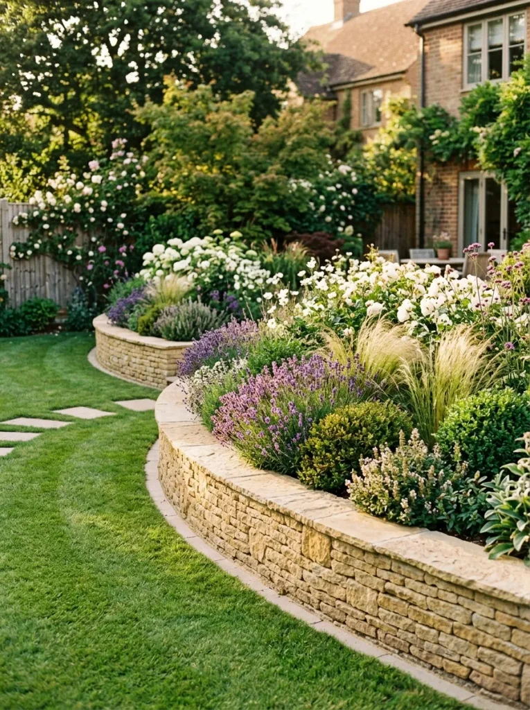 Curved Garden Wall