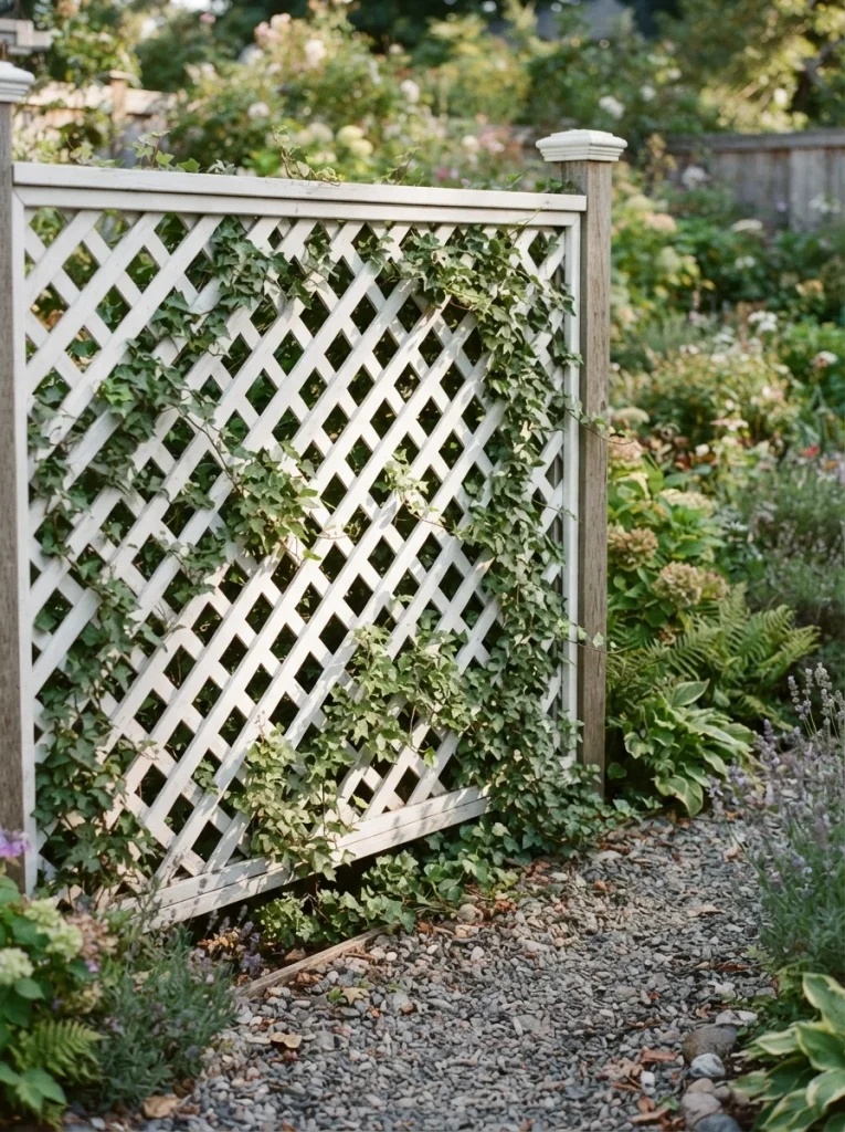 26 Side of House Landscaping Ideas You'll Truly Adore 25 Privacy Lattice Panel