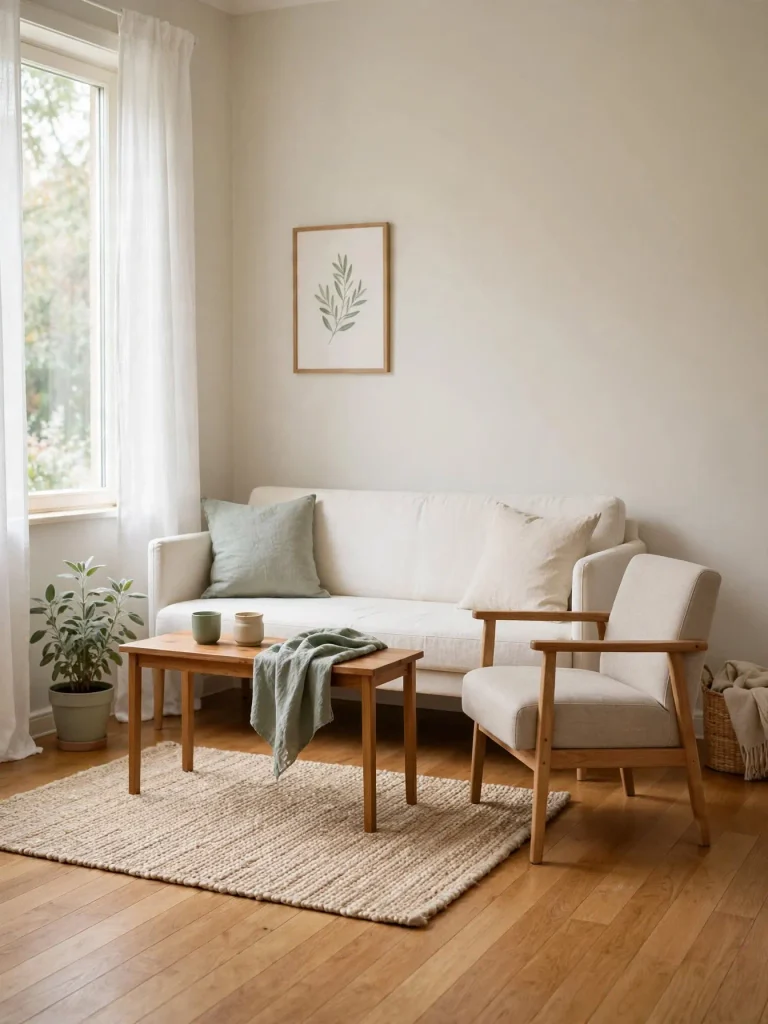 26 Very Small Living Room Ideas for a Spacious Feel 2 Slimline Furniture