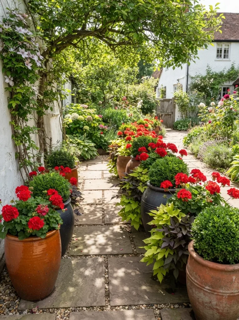 26 Side of House Landscaping Ideas You'll Truly Adore 22 Container Garden Row