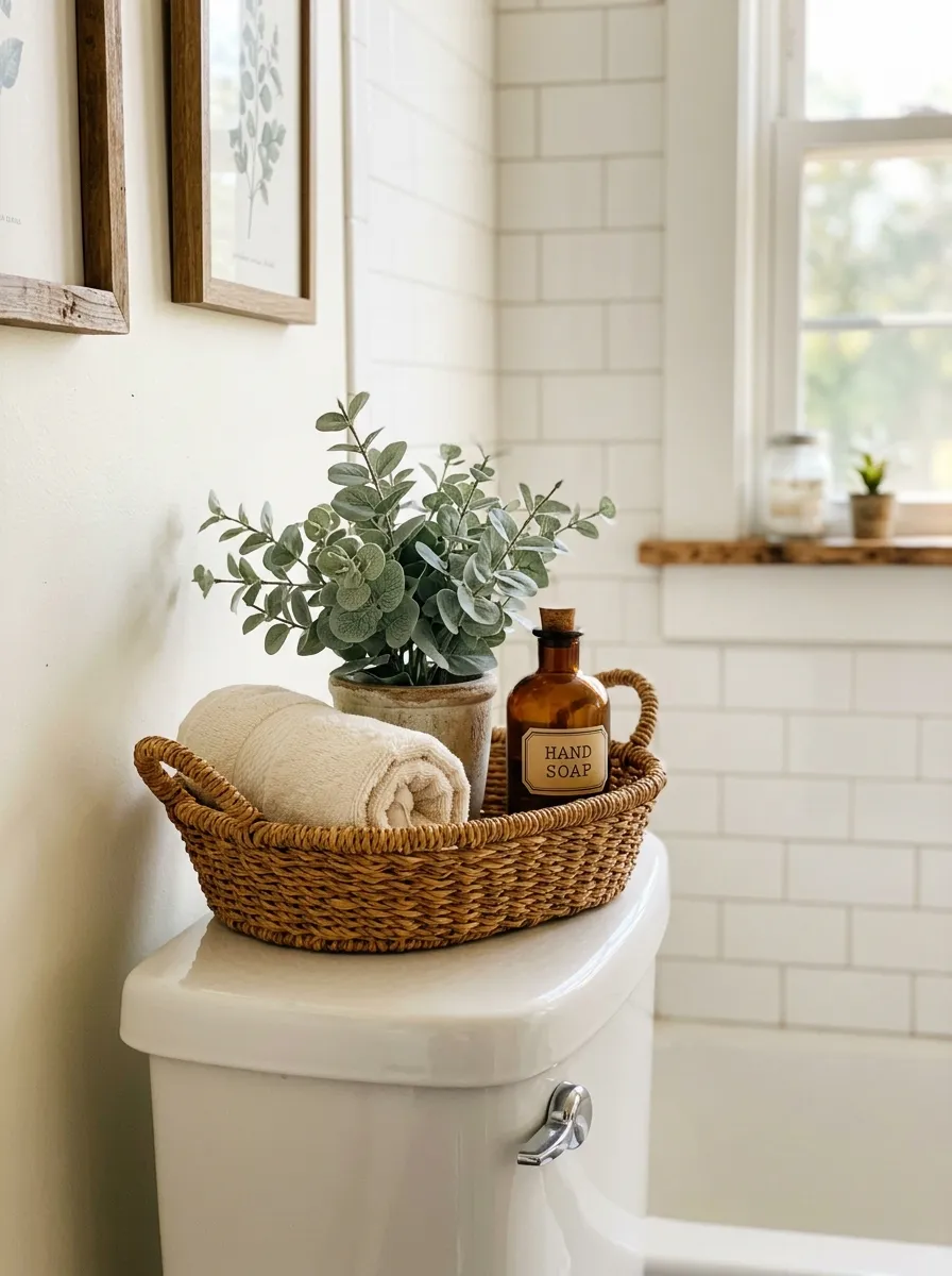 Woven Basket Accent