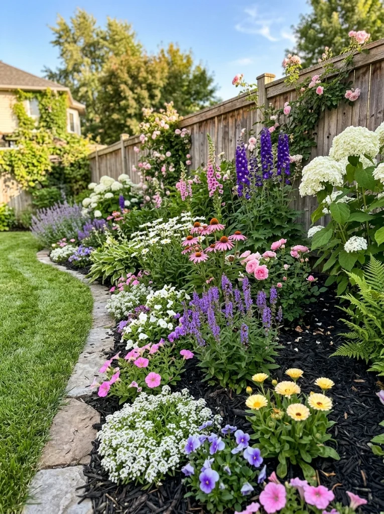 Layered Flower Beds