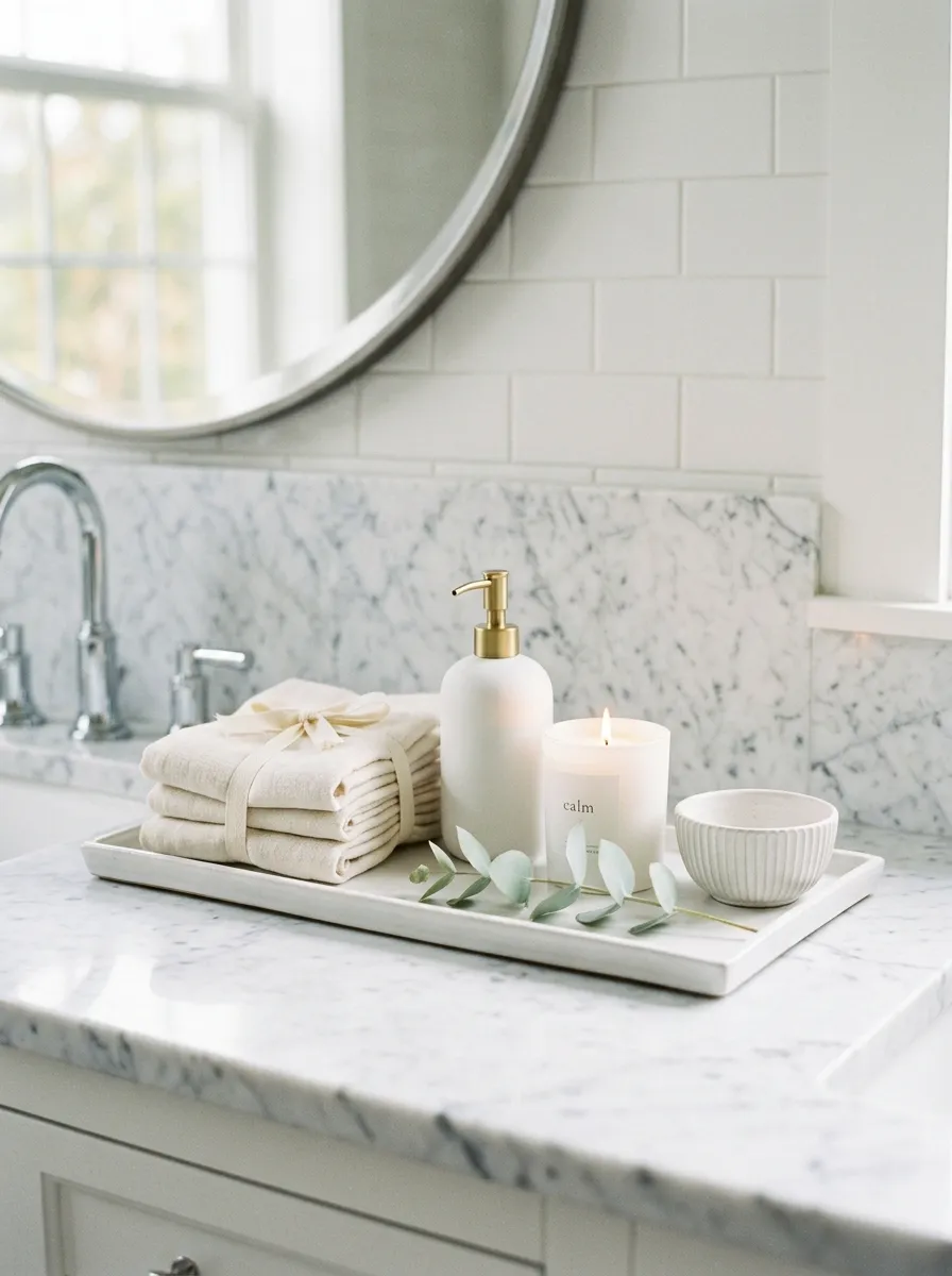 Monochrome White Tray