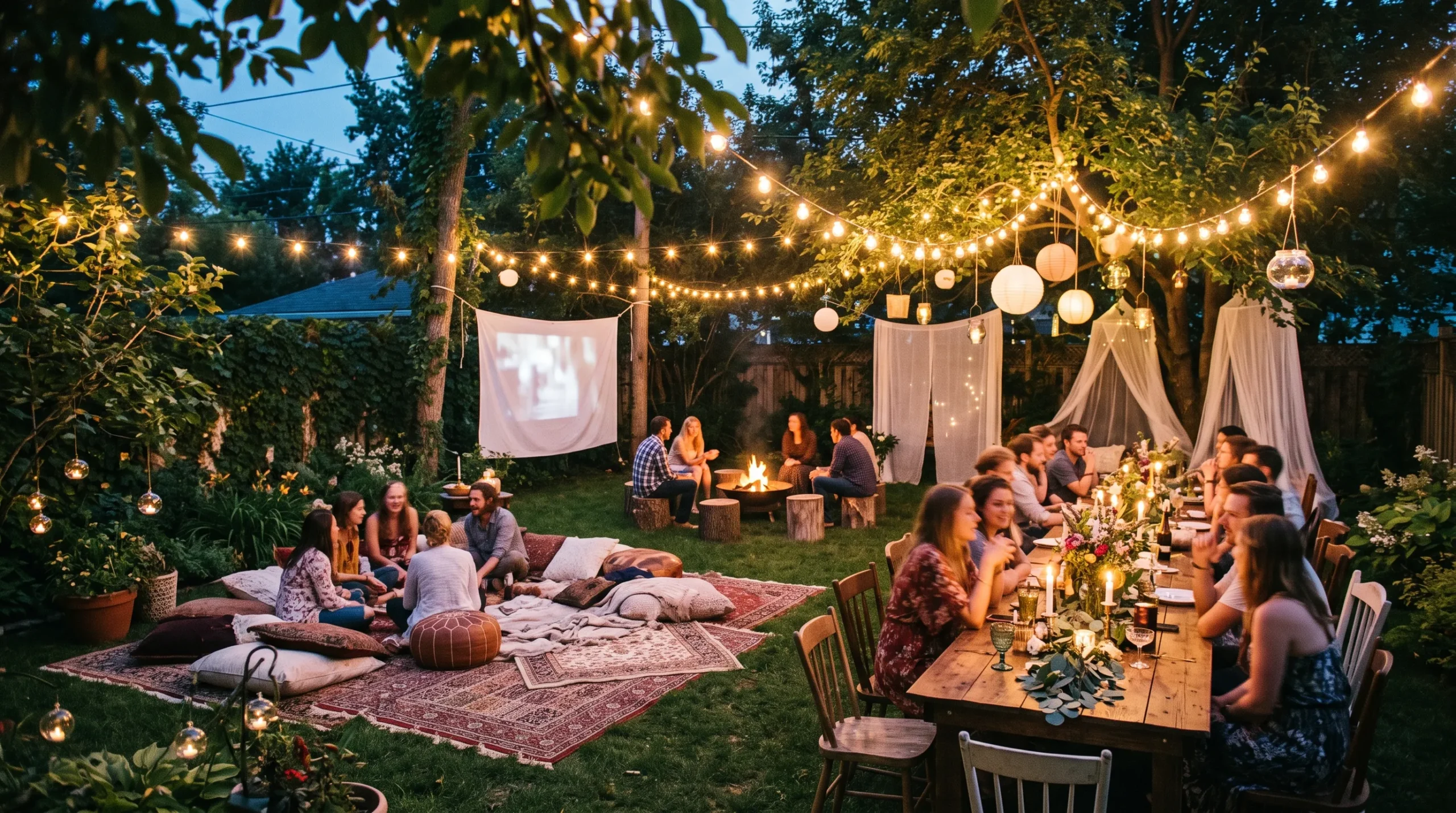 Backyard Party Aesthetic Ideas