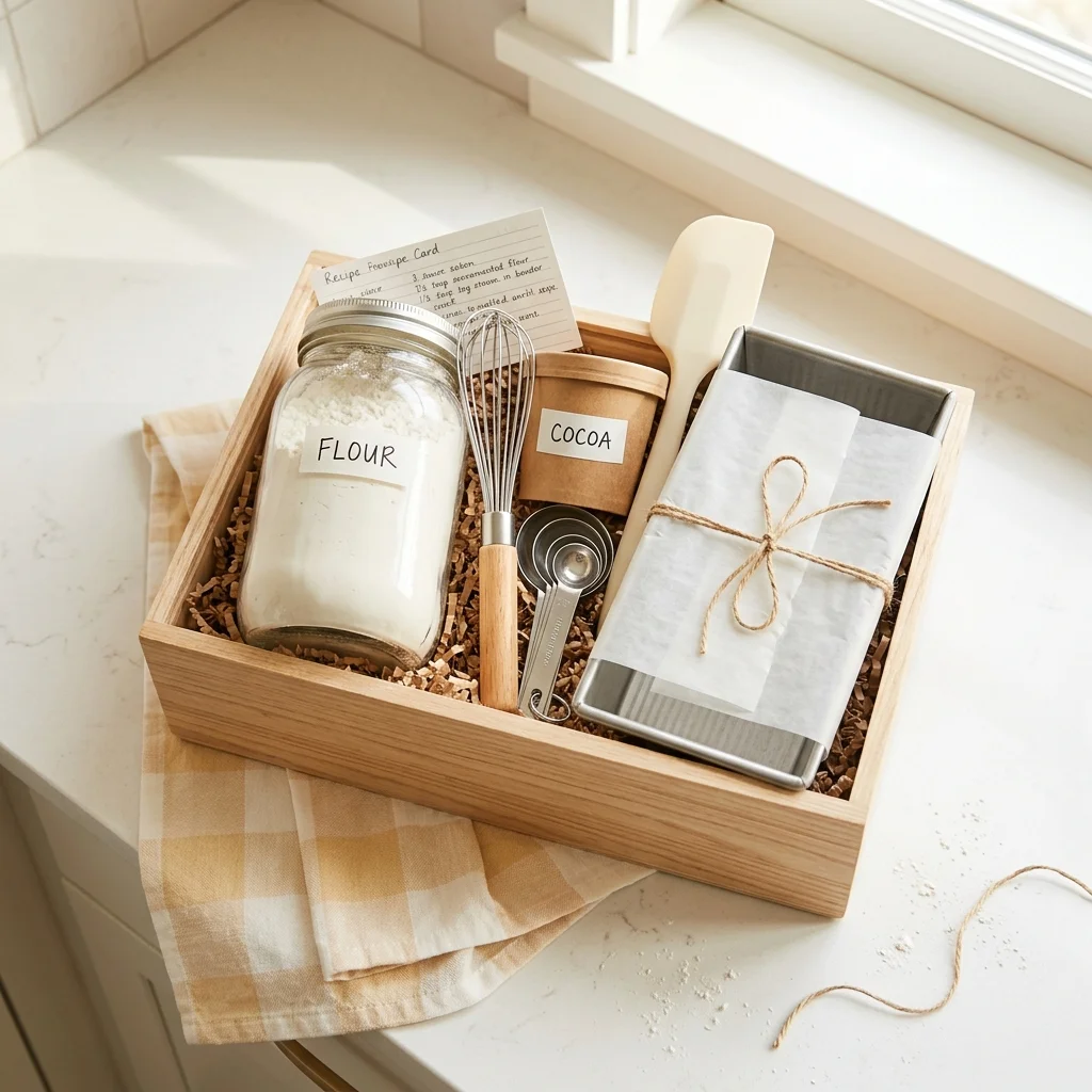 27 Housewarming Gift Basket Ideas You'll Truly Adore 9 Baking Starter Basket
