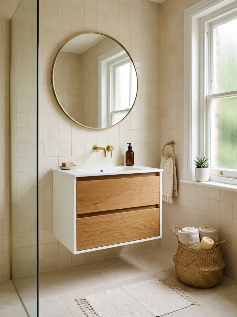 26 Small Bathroom Organization Ideas That Save Space 2 Floating Vanity Storage