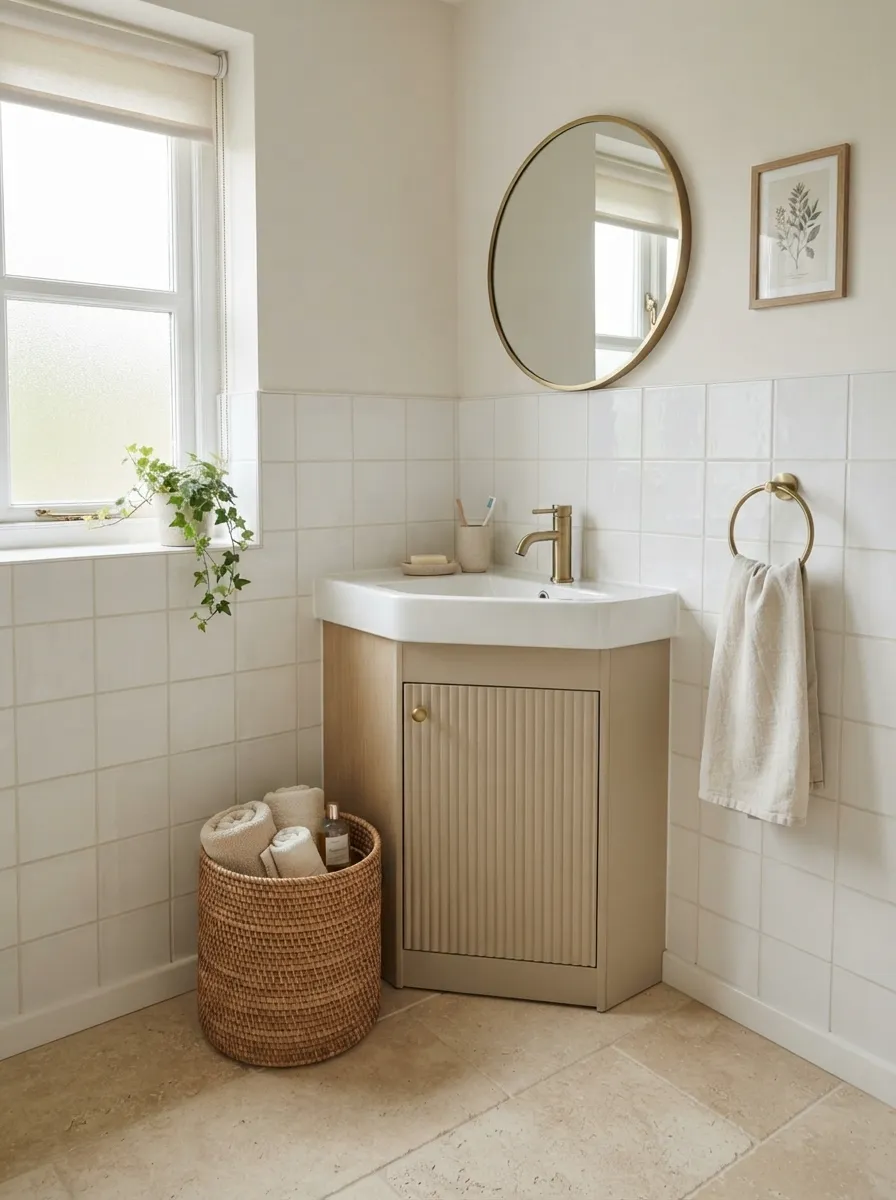 26 Small Bathroom Organization Ideas That Save Space 23 Corner Sink Storage