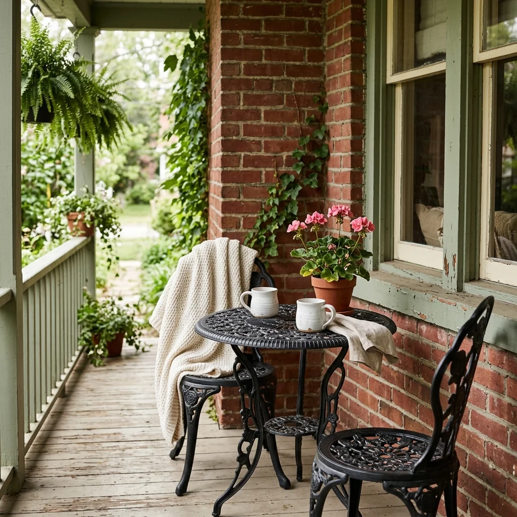 29 Covered Porch Ideas for a Warm, Welcoming Retreat 6 Bistro Table Set