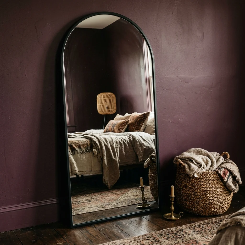 Boho Floor Mirror