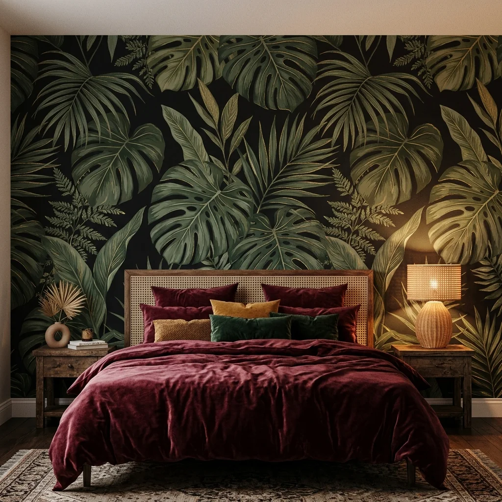 Botanical Wallpaper Accent
