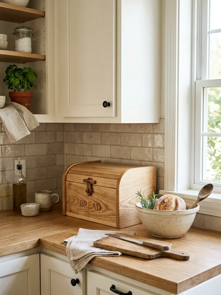 Wooden Bread Box