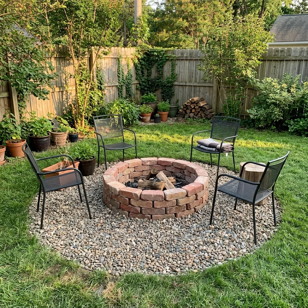 29 DIY Small Backyard Fire Pit Ideas Made So Simple 3 Brick Ring Fire Pit