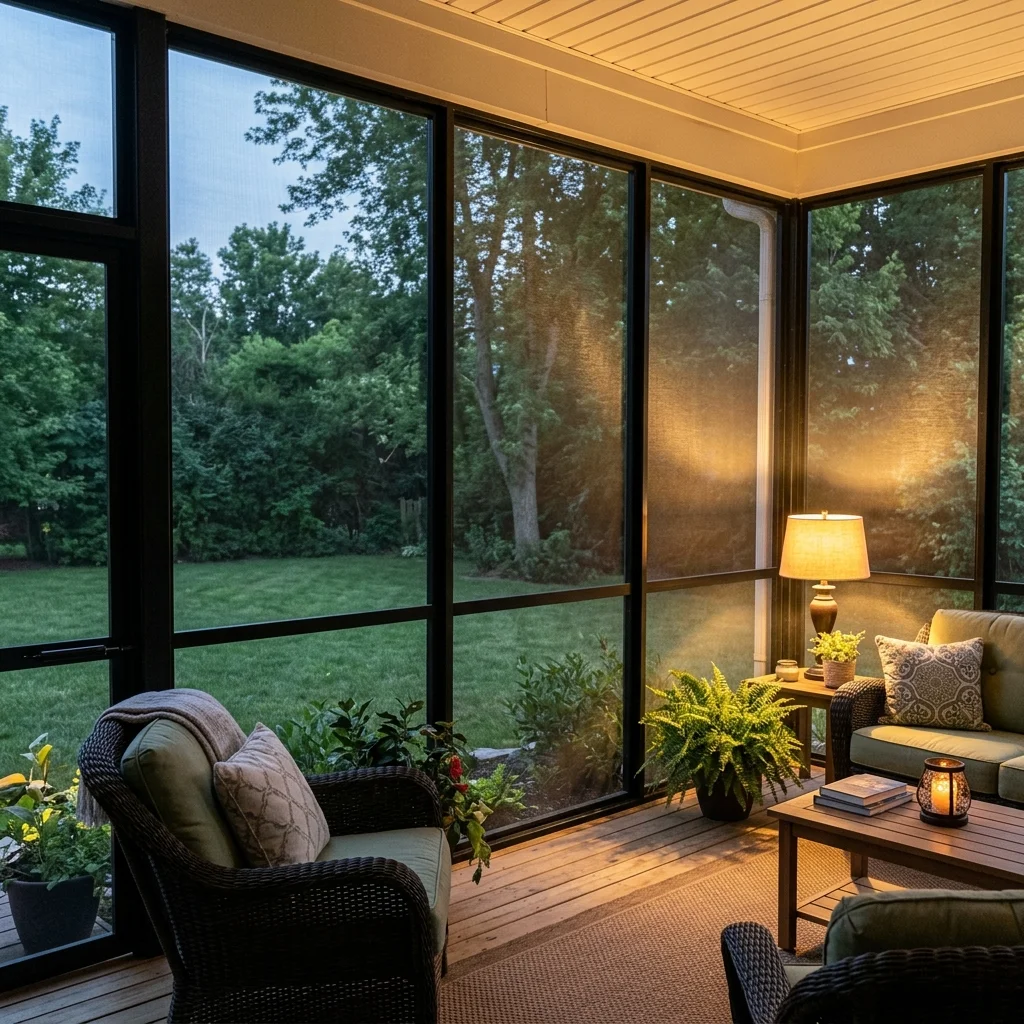 29 Covered Porch Ideas for a Warm, Welcoming Retreat 21 Bug Screen Panels