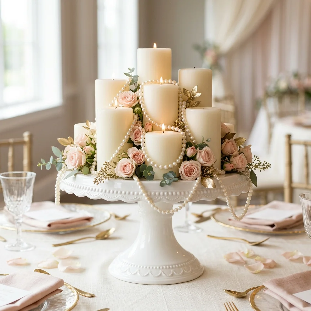 Cake Stand Centerpiece