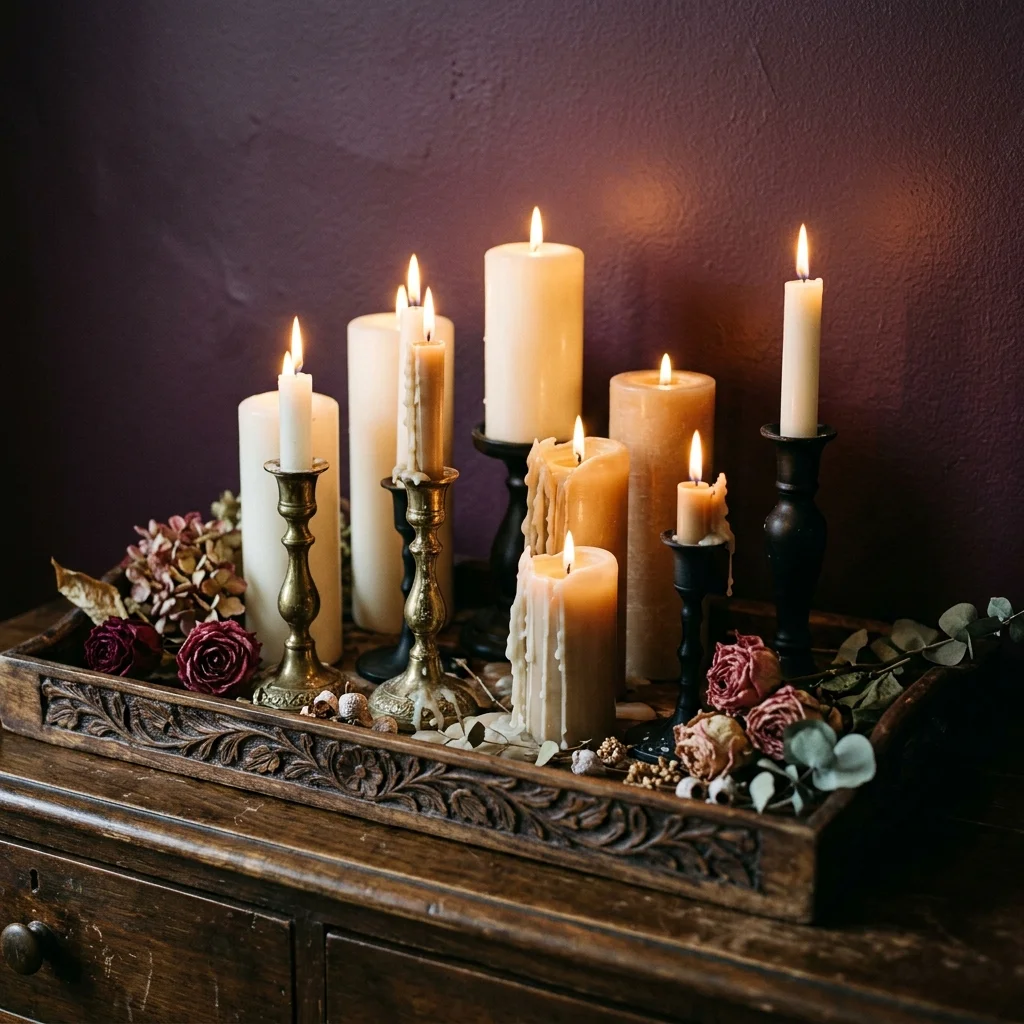 Candle Cluster Display