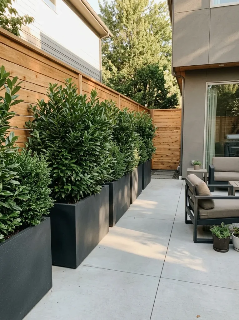 Evergreen Privacy Pots