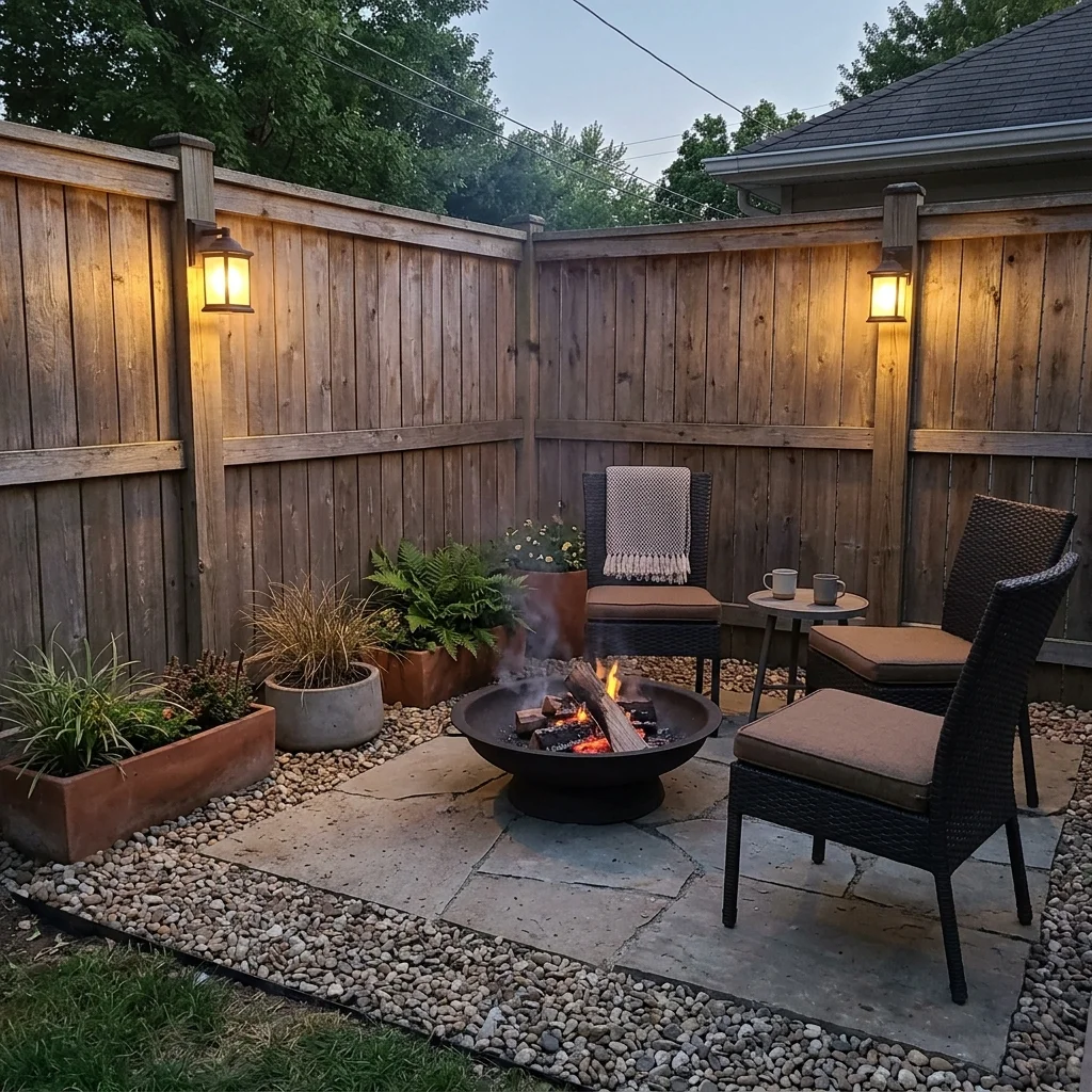 29 DIY Small Backyard Fire Pit Ideas Made So Simple 25 Compact Corner Fire Pit