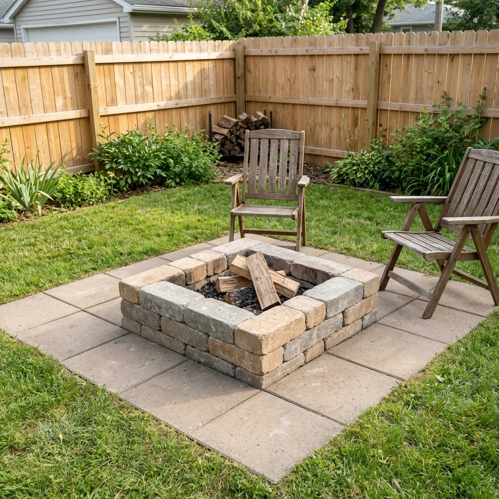 29 DIY Small Backyard Fire Pit Ideas Made So Simple 13 DIY Patio Block Fire Pit