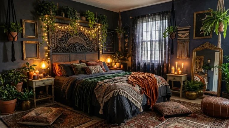 Dark Boho Bedroom Ideas