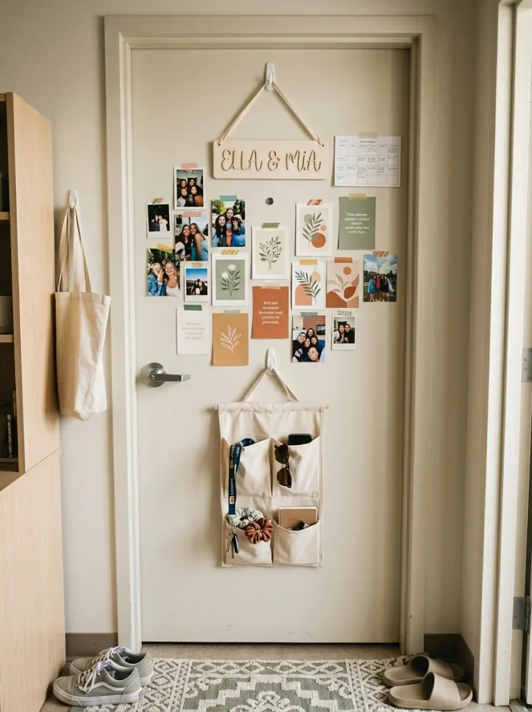 26 Dorm Room Decor Ideas for a Fresh, Personal Look 21 Personalized Door Decor