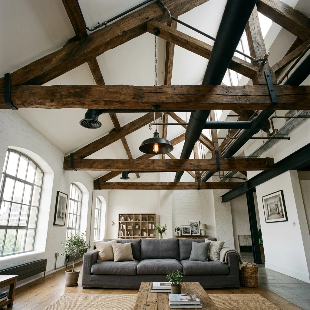 Exposed Ceiling Beams