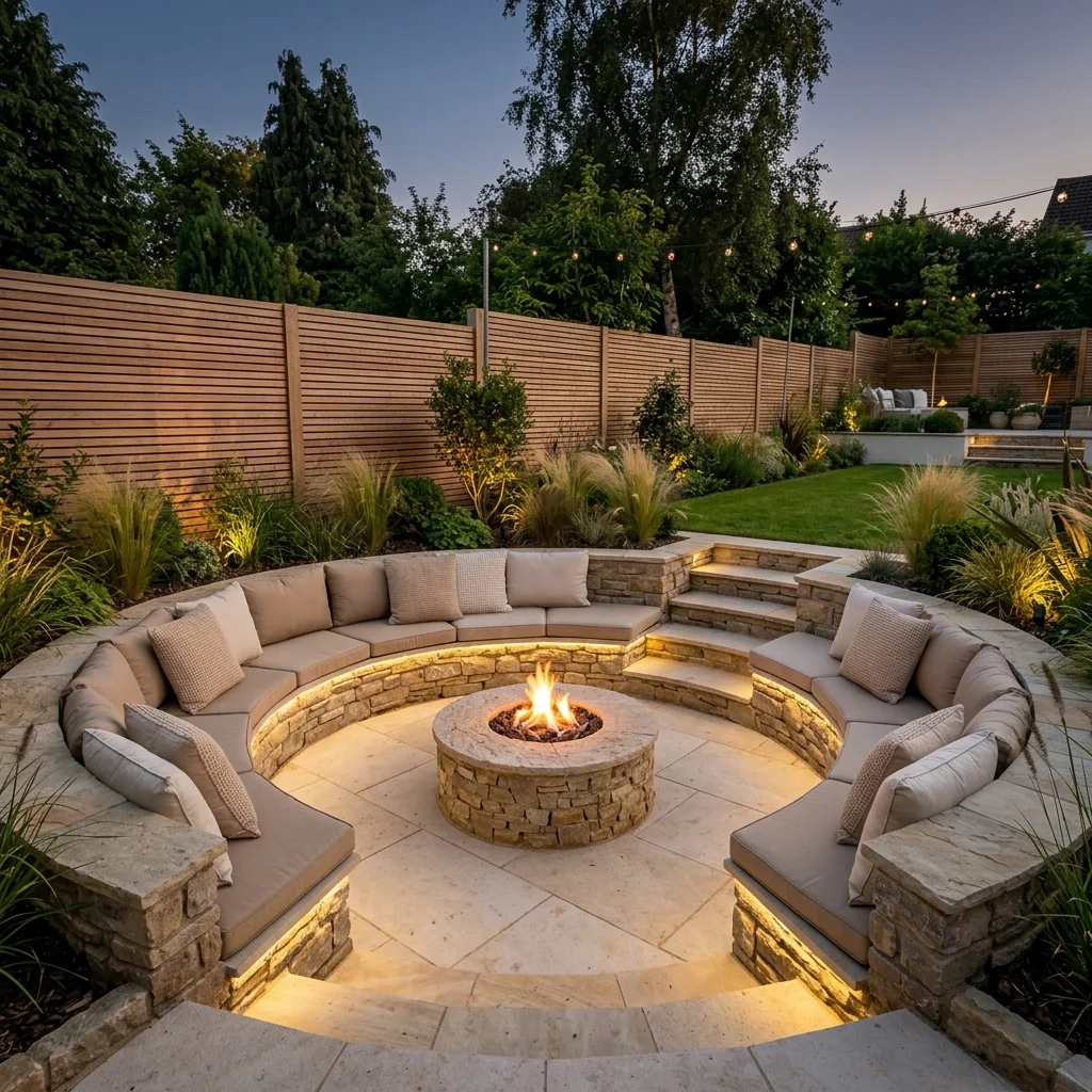29 DIY Small Backyard Fire Pit Ideas Made So Simple 5 Sunken Style Fire Pit Area