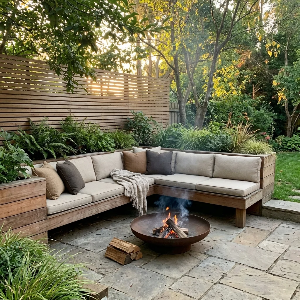 29 DIY Small Backyard Fire Pit Ideas Made So Simple 7 Fire Pit With Bench Seating