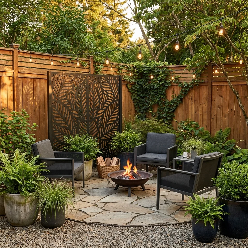 29 DIY Small Backyard Fire Pit Ideas Made So Simple 20 Fire Pit With Privacy Screen