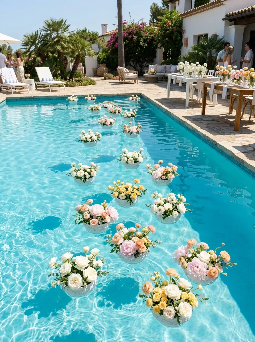 Floating Flower Arrangements