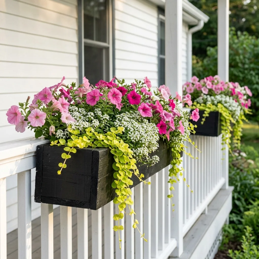 28 Back Porch Ideas That Feel Instantly Super Inviting 24 Window Box Blooms