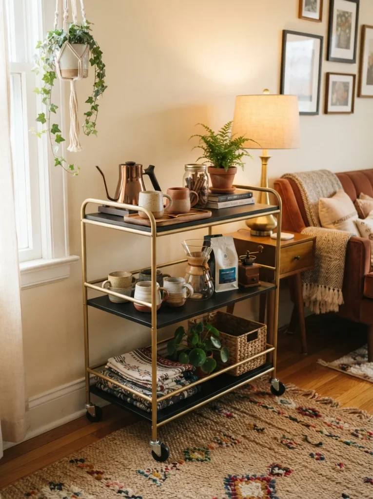 Rolling Bar Cart
