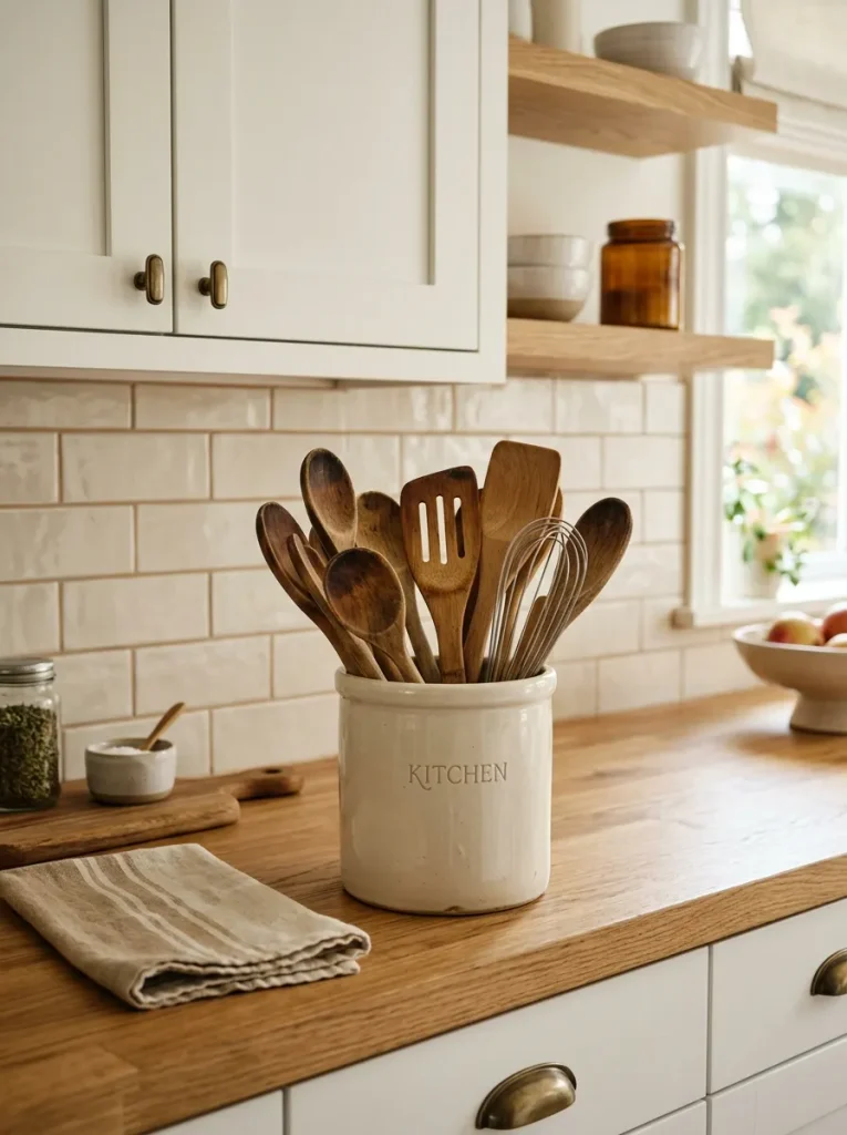 Ceramic Utensil Crock