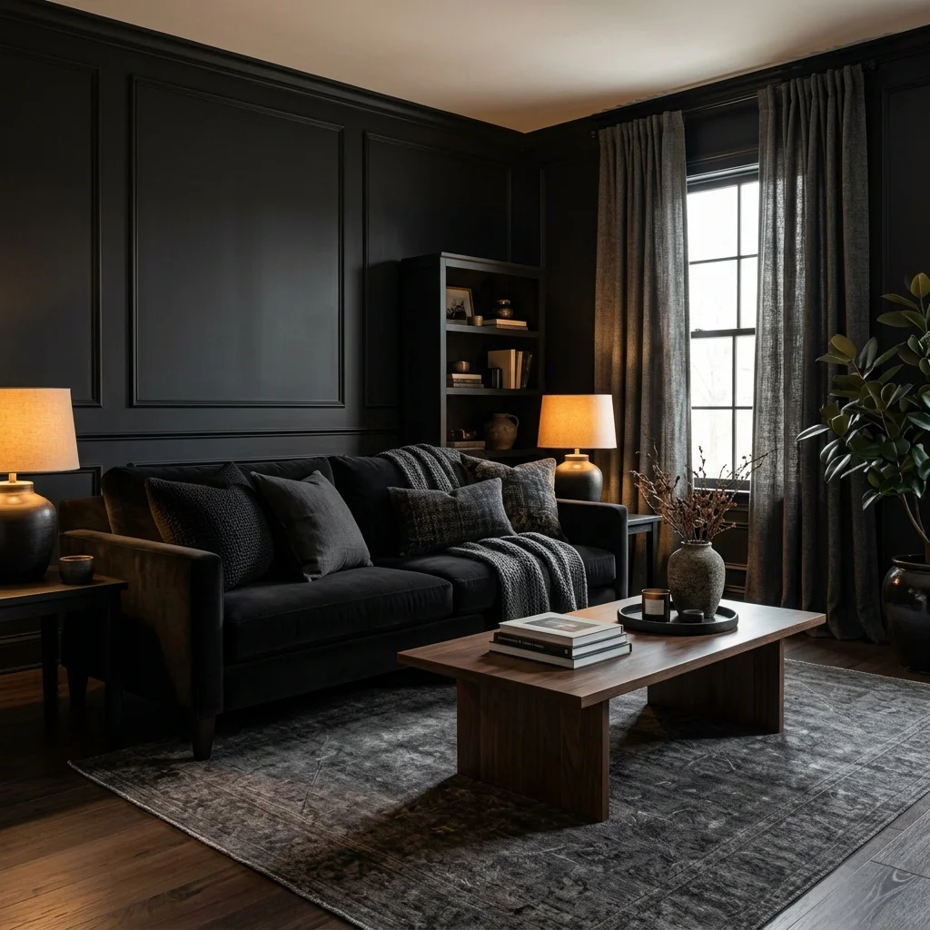 Layered Black Textures