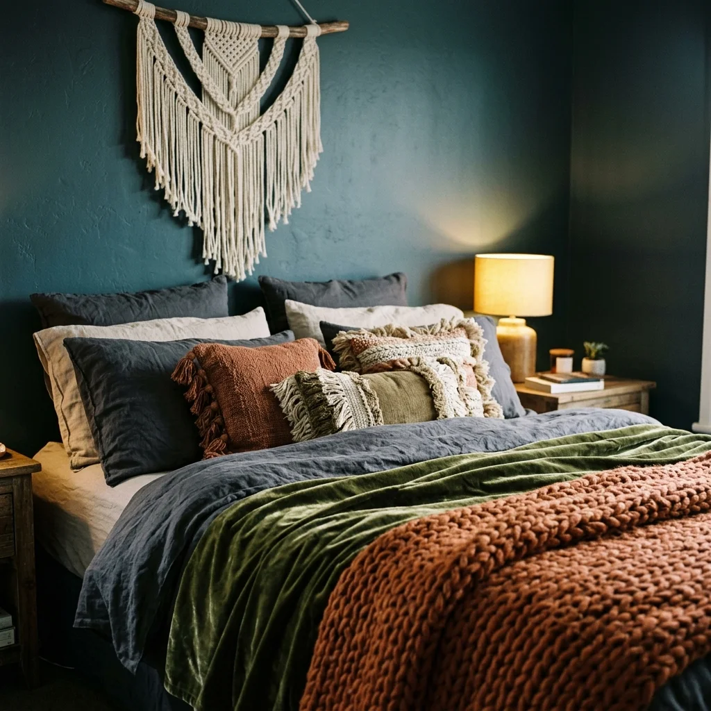 Layered Textured Bedding