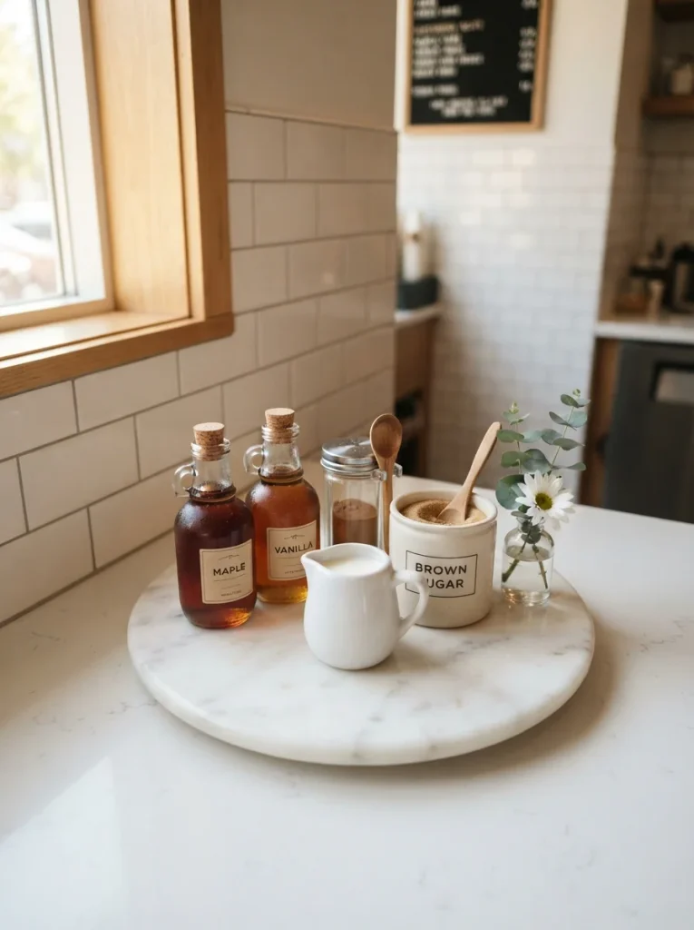 Syrup and Creamer Tray