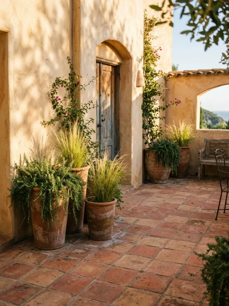 Terracotta Plant Towers