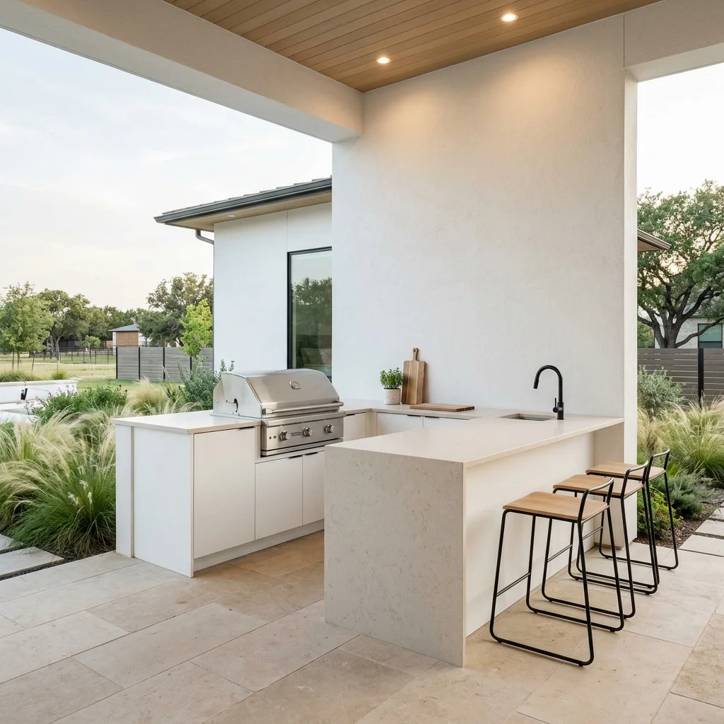 Minimalist White Kitchen