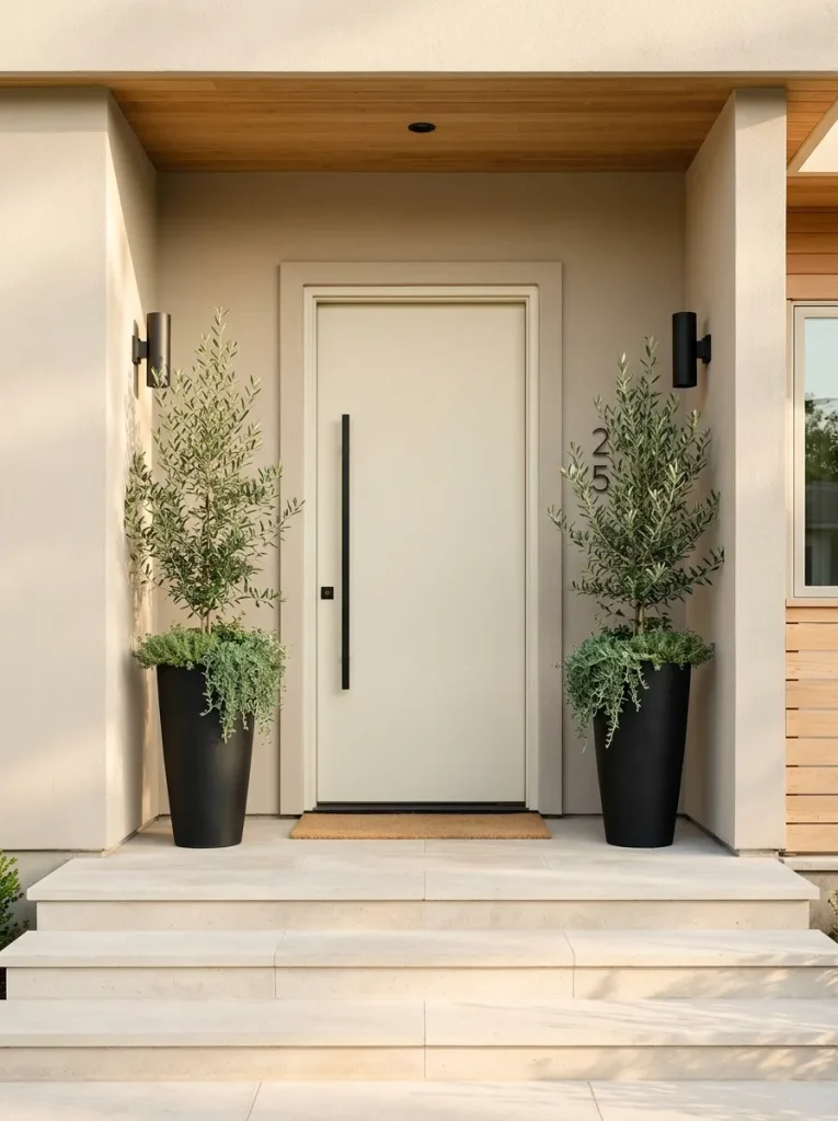 Black Planter Pair