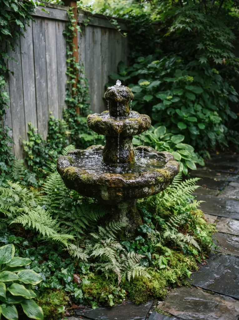 26 Side of House Landscaping Ideas You'll Truly Adore 18 Tiny Water Fountain