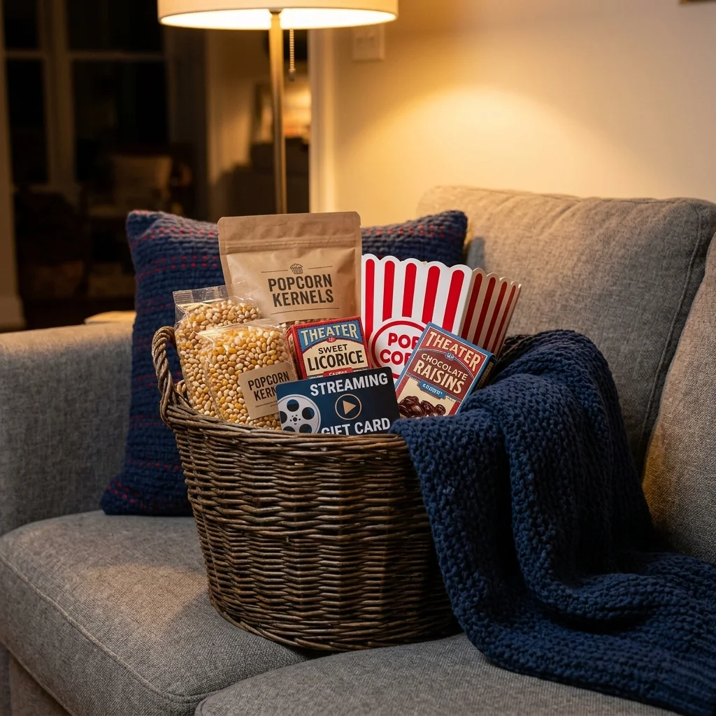 27 Housewarming Gift Basket Ideas You'll Truly Adore 10 Movie Night Basket