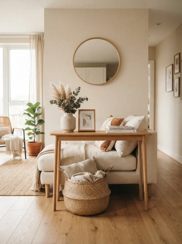 26 Very Small Living Room Ideas for a Spacious Feel 25 Narrow Console Table