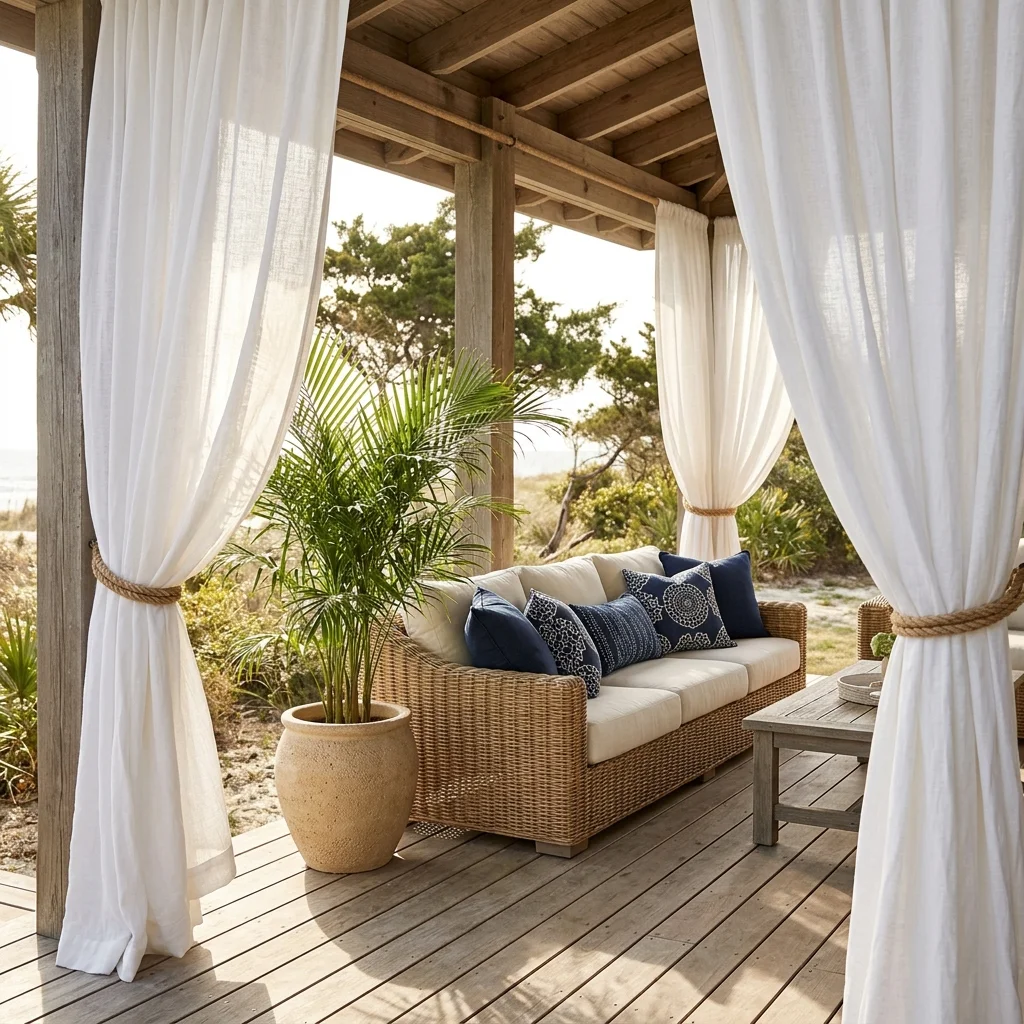 29 Covered Porch Ideas for a Warm, Welcoming Retreat 7 Outdoor Curtains