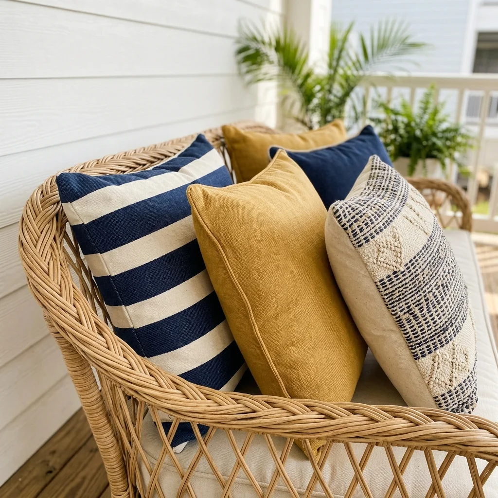 28 Back Porch Ideas That Feel Instantly Super Inviting 9 Outdoor Throw Pillows