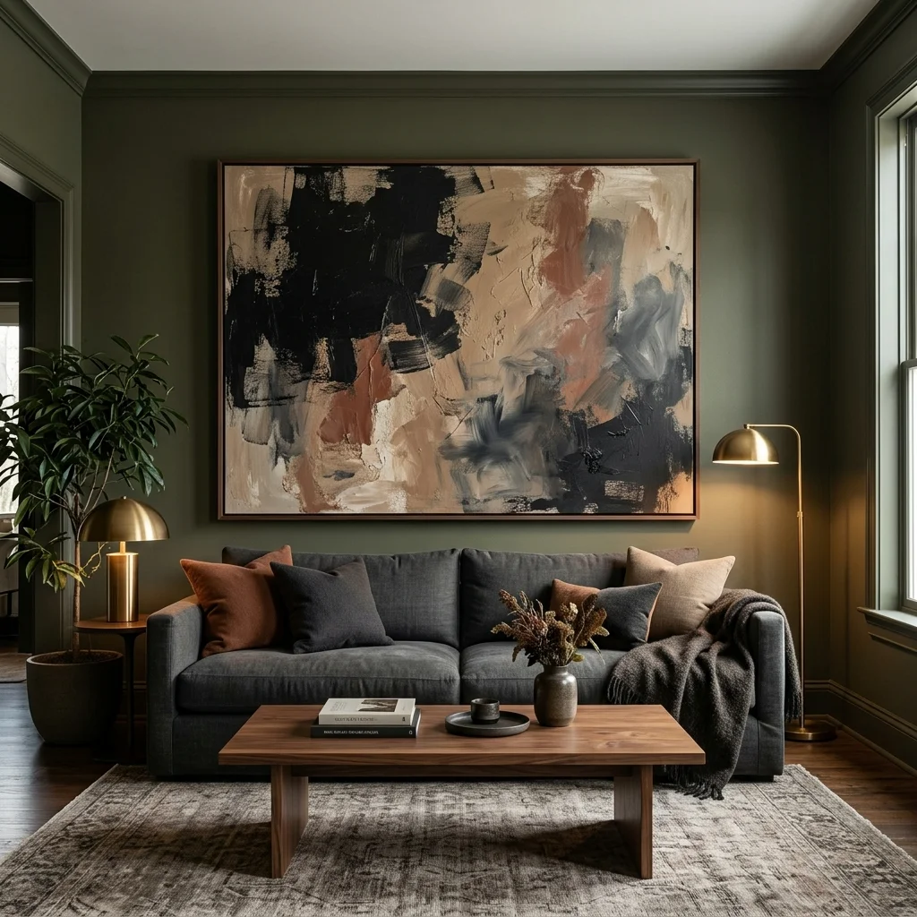 Oversized Abstract Artwork