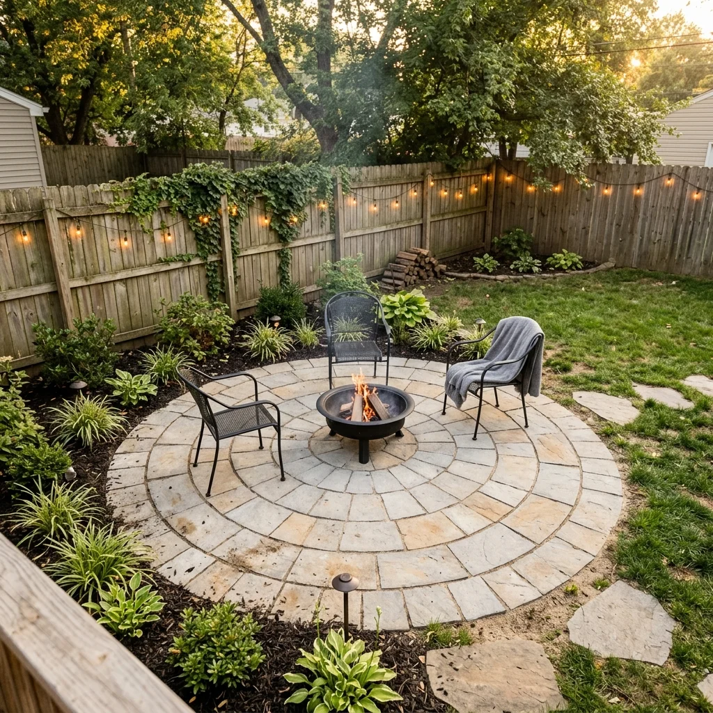 29 DIY Small Backyard Fire Pit Ideas Made So Simple 23 Round Paver Fire Pit Patio