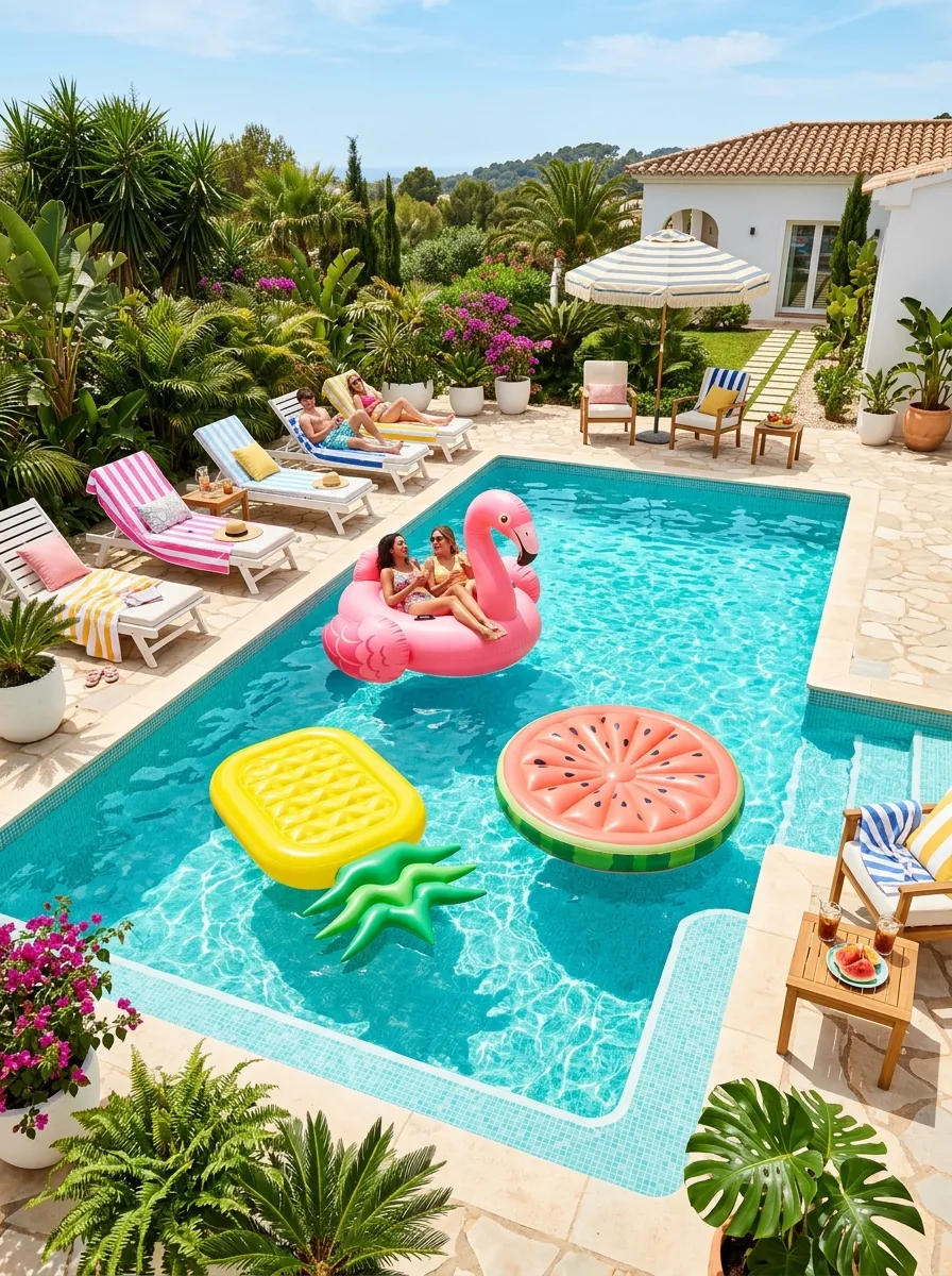 Colorful Pool Floats